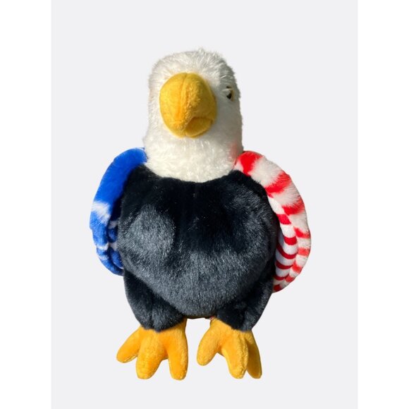 Ty Other - Ty Beanie Buddies Soar Bald Eagle Plush With Patriotic Stripes And Blue Stars